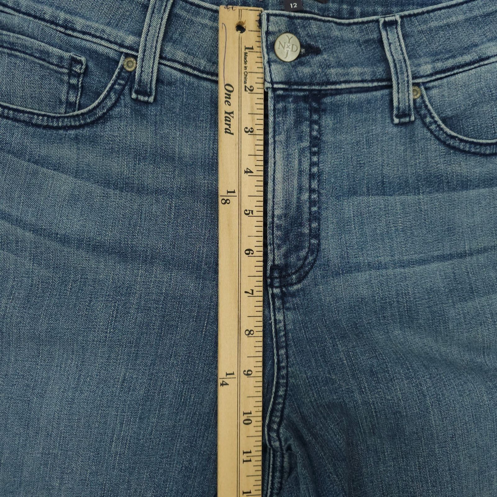 NYDJ NYDJ Jenna Straight Ankle Jean 12 READ Lift Tuck Straight Size 34" / US 12 / IT 48 - 4 Thumbnail