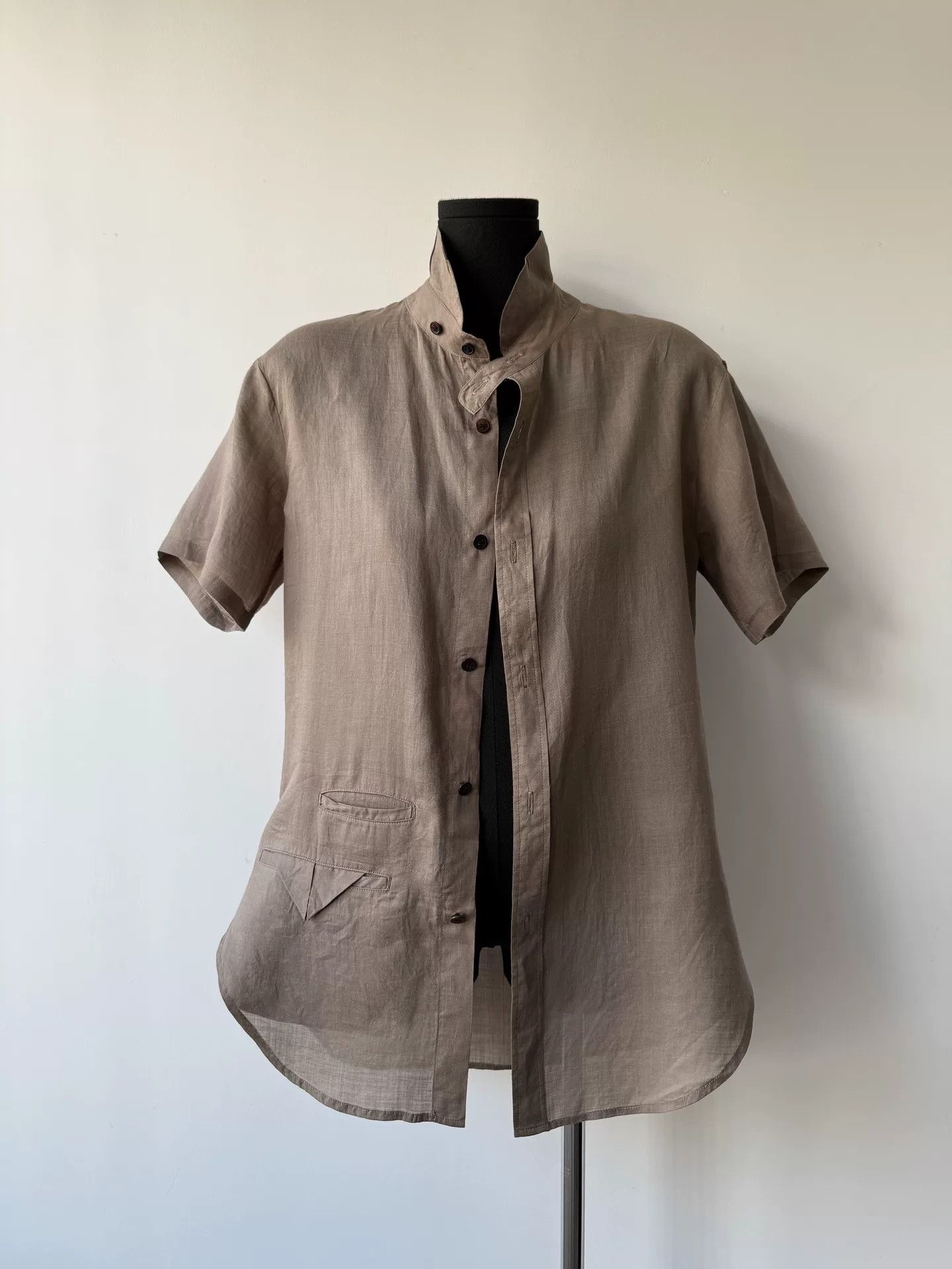 Y's Yohji Yamamoto Y's Short Sleeve Shirt Size US S / EU 44-46 / 1 - 1 Thumbnail
