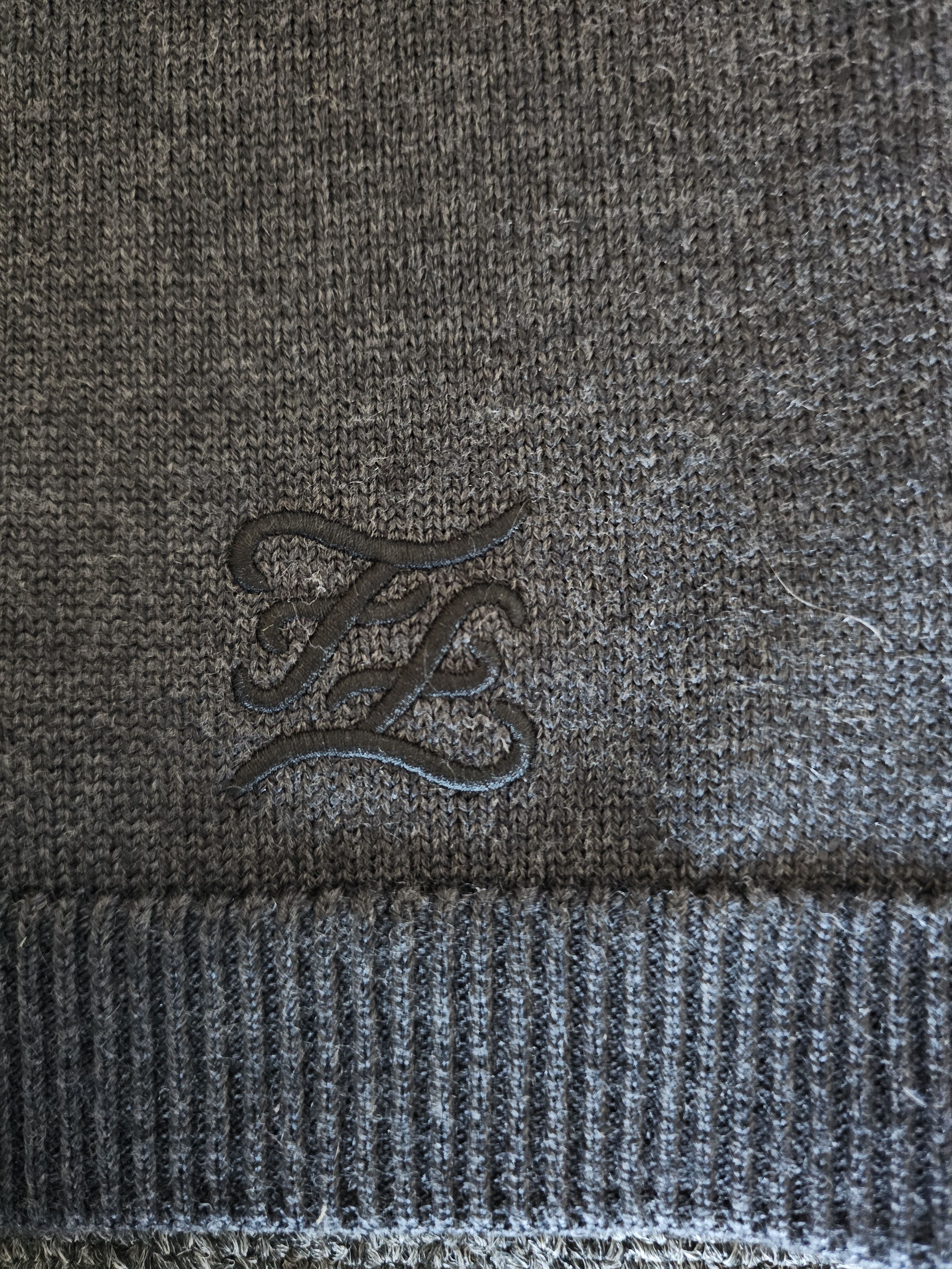 Fendi Fendi Men's Gray Sleeveless Wool Sweater Size 48 Size US M / EU 48-50 / 2 - 4 Thumbnail