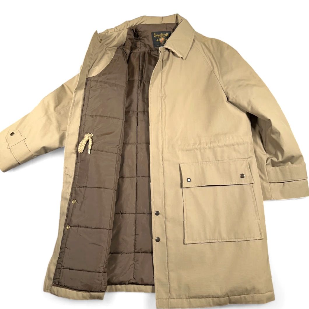 Vintage VINTAGE Casualcraft Trench Coat Casualcraft 44R Large Brown Quilted Weatherwear 90s Mens Size US L / EU 52-54 / 3 - 4 Thumbnail