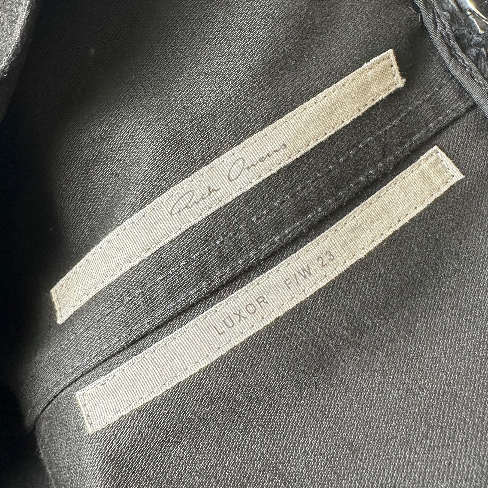 Rick Owens F/W23 Luxor Black Bolan Banana Pants Size US 32 / EU 48 - 15 Thumbnail