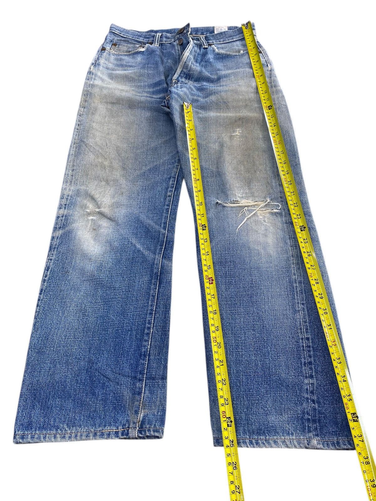 Japanese Brand Japanese Brand Faded Wash Style Ripped Jeans Size US 28 / EU 44 - 7 Thumbnail
