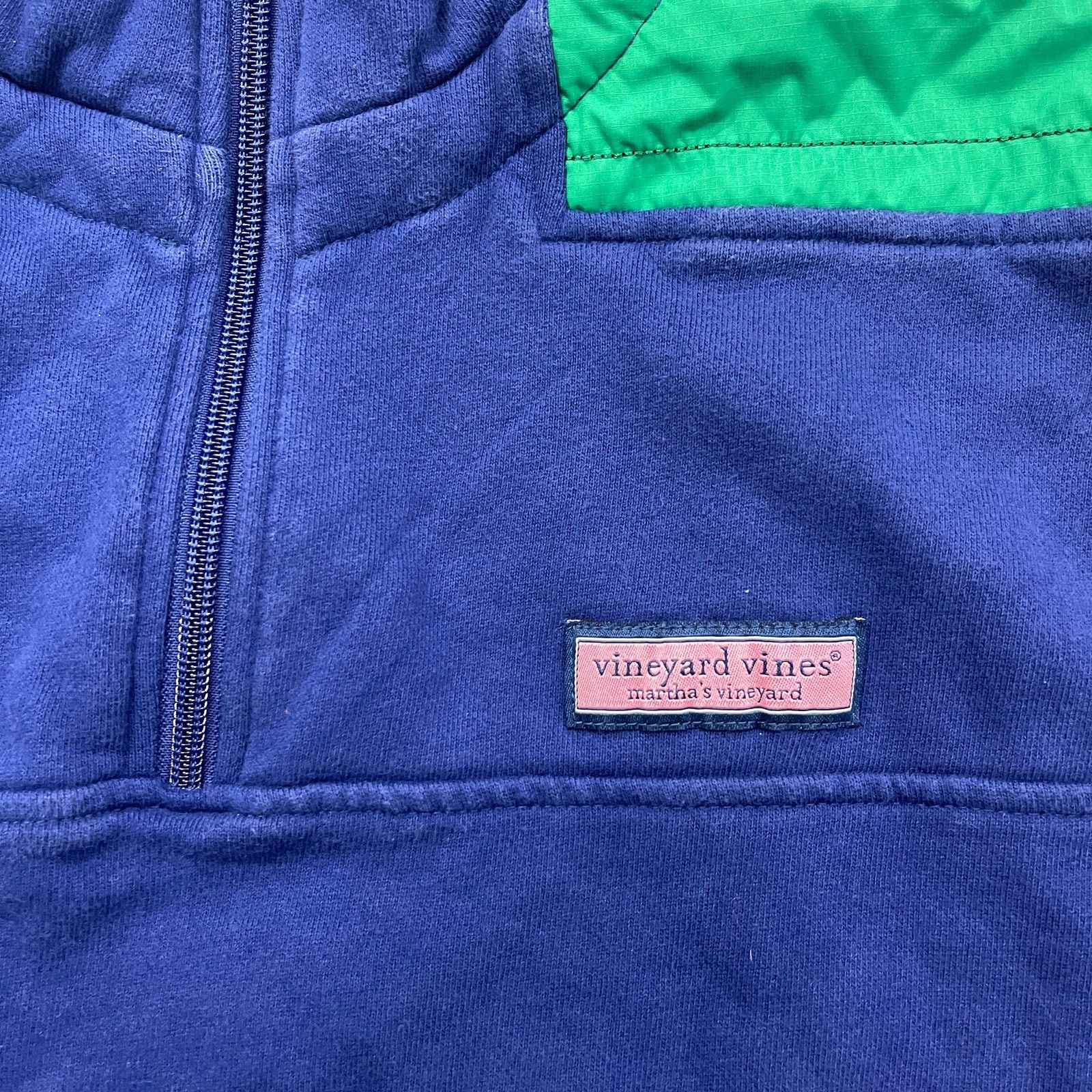 Vineyard Vines Vineyard Vines 1/4 Pullover Men's Small Blue Green Preppy Size US S / EU 44-46 / 1 - 3 Thumbnail
