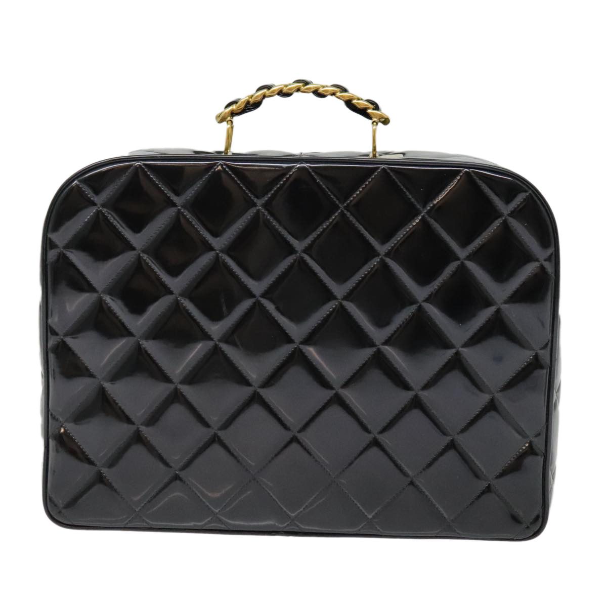 Chanel Black Patent Leather Handbag (Pre-Owned) Size ONE SIZE - 1 Thumbnail