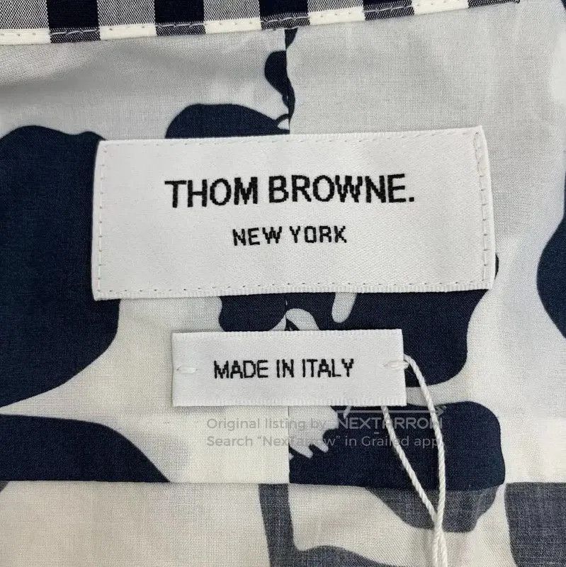 Thom Browne Thom Browne Color Block Cotton Shirt . Size L / US 10 / IT 46 - 6 Thumbnail