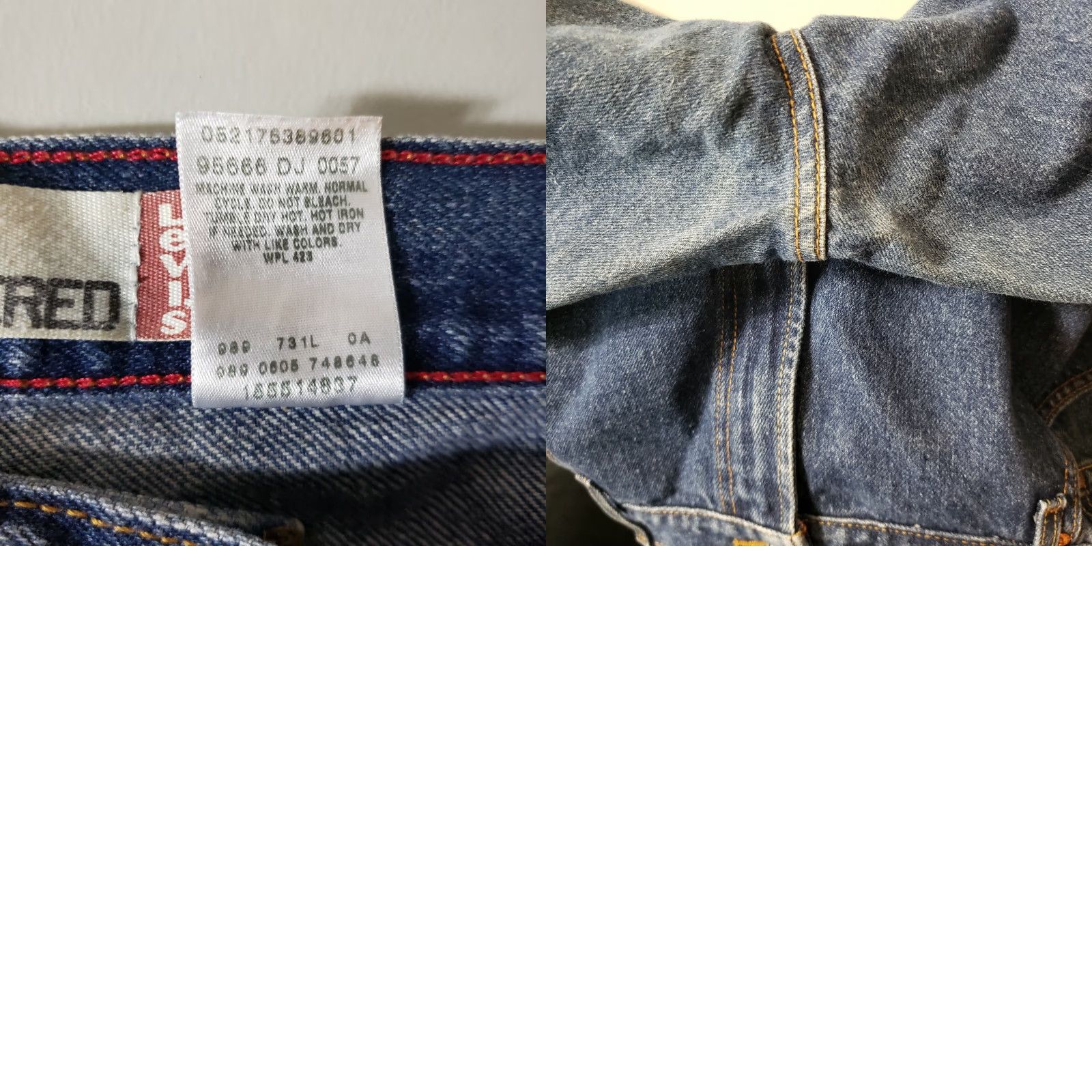 Levi's Levi's 550 Relaxed Tapered Leg High Rise Dark Wash Mom Jeans-Size 14 Women Regular Denim 5-Pocket Style Classic Size 36" / US 14 / IT 50 - 8 Thumbnail
