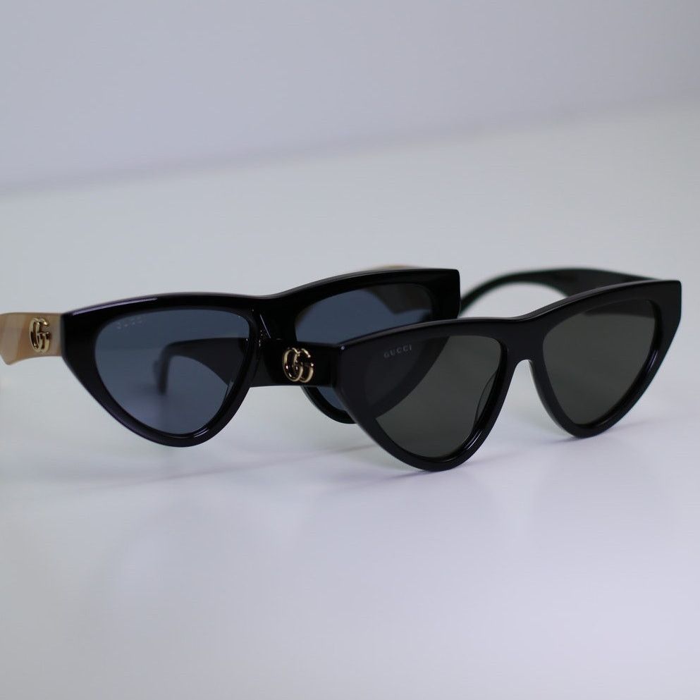 Gucci NEW Gucci Sunglasses GG1333S 001 Black Grey Women Authentic Size ONE SIZE - 5 Thumbnail