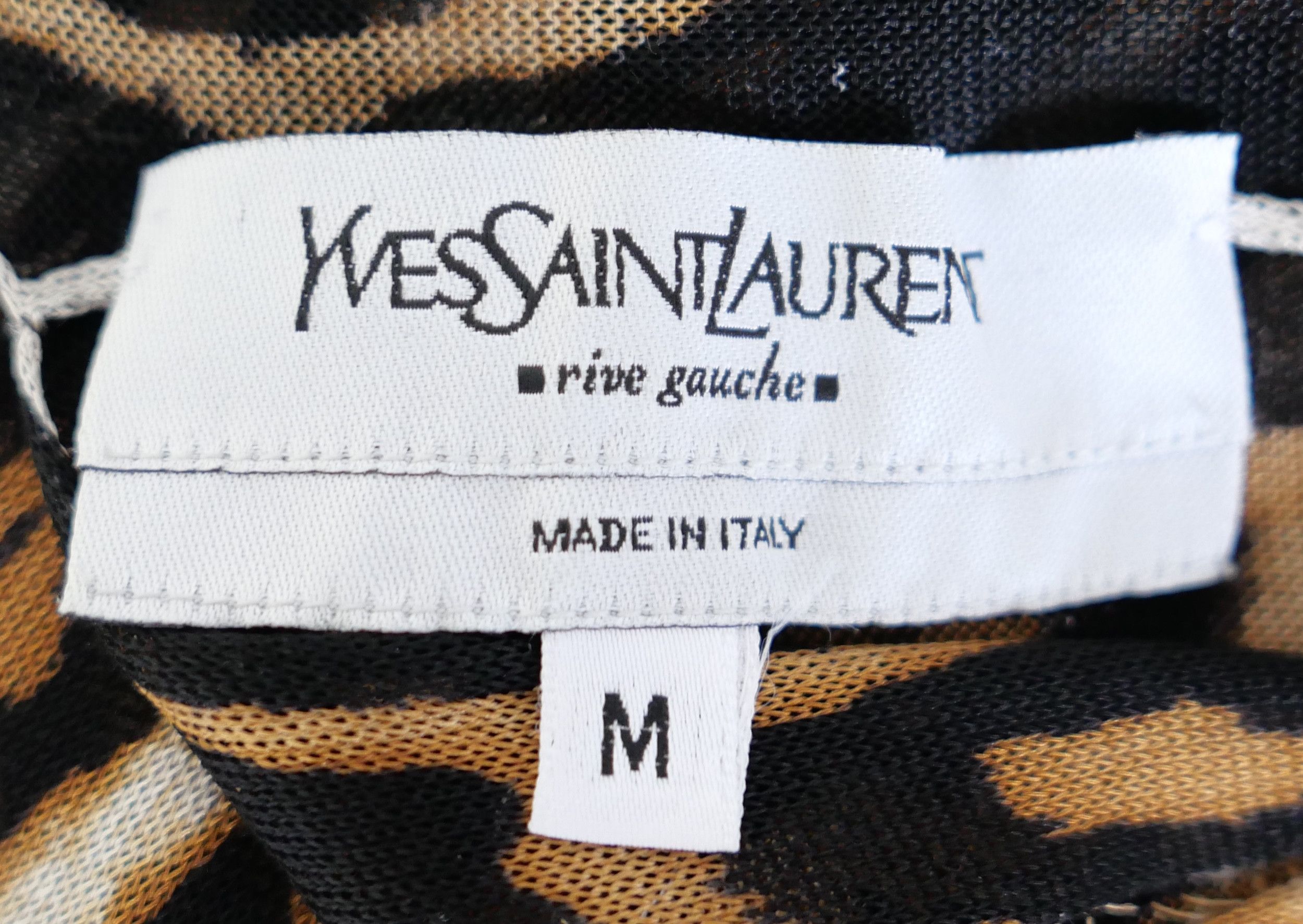 Yves Saint Laurent Yves Saint Laurent Tom Ford Spring 2002 Leopard Kaftan Dress Size M / US 6-8 / IT 42-44 - 5 Thumbnail
