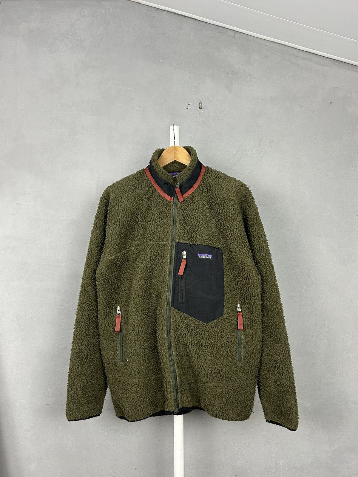 Patagonia Patagonia Olive Green Fleece Jacket Full Zip Outdoor Size US M / EU 48-50 / 2 - 1 Thumbnail