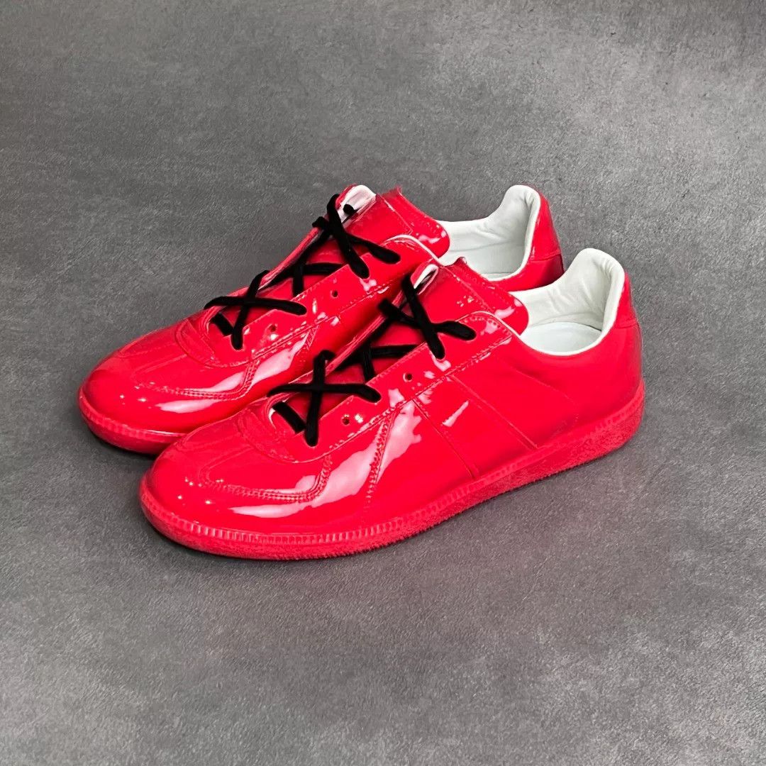 Maison Margiela Maison Margiela Casual Red Lowtop Sneakers 9 Men Size US 9 / EU 42 - 1 Thumbnail