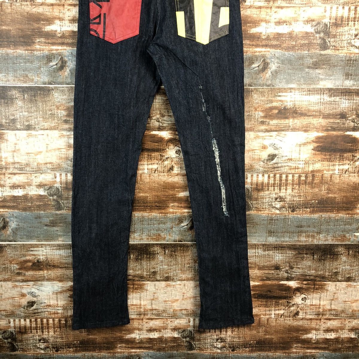 Andrea Pompilio Onitsuka Tiger x Andrea Pompilio Distressed Denim Pant #2446 Size US 29 - 3 Thumbnail