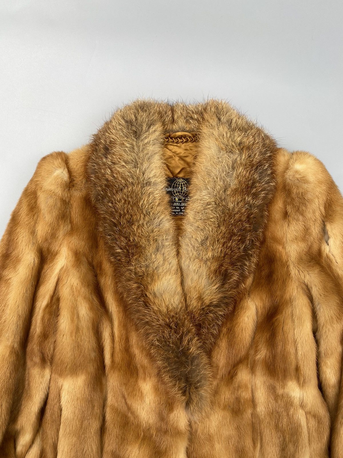 Vintage Vintage- Universal Fur Co - Single Hook Fox Fur Coat Size S / US 4 / IT 40 - 9 Thumbnail