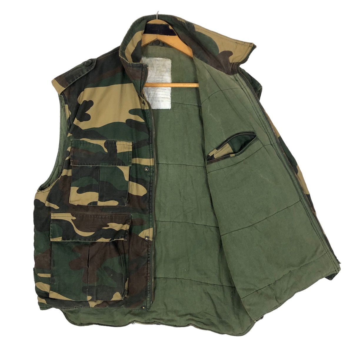 Vintage Vintage US Army Tactical Vest Camouflage Cargo Vest Size US L / EU 52-54 / 3 - 8 Thumbnail