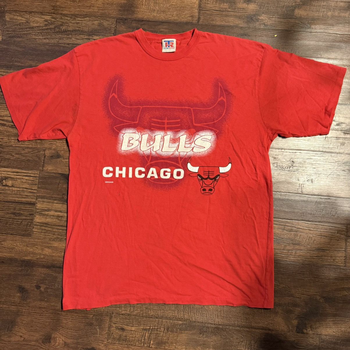 Other Vintage Chicago Bulls Team Rated Tee 1981 Red Graphic Size US XL / EU 56 / 4 - 1 Thumbnail