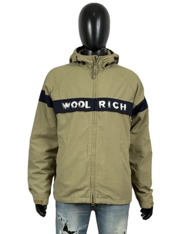 Woolrich Woolen Mills Woolrich Giubbotto Caldo Beige/Blu Taglia L Size US L / EU 52-54 / 3 - 1 Thumbnail