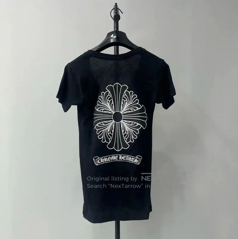 Chrome Hearts Chrome Hearts Black Cotton Short Sleeve T-Shirt . Size XXS / US 00 / IT 34 - 2 Thumbnail