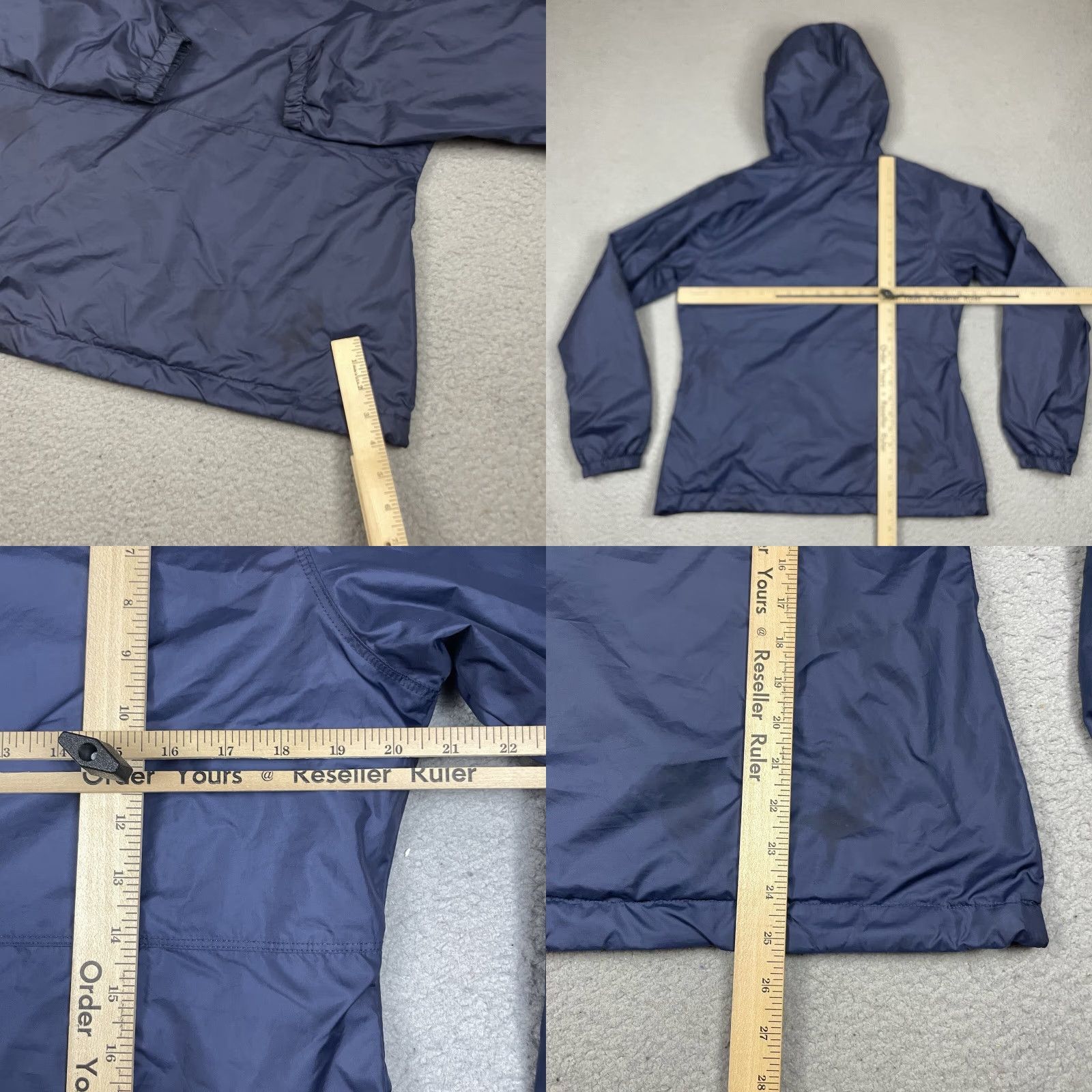 Vintage Columbia Jacket Womens M Blue Hooded Windbreaker Casual Size M / US 6-8 / IT 42-44 - 9 Thumbnail