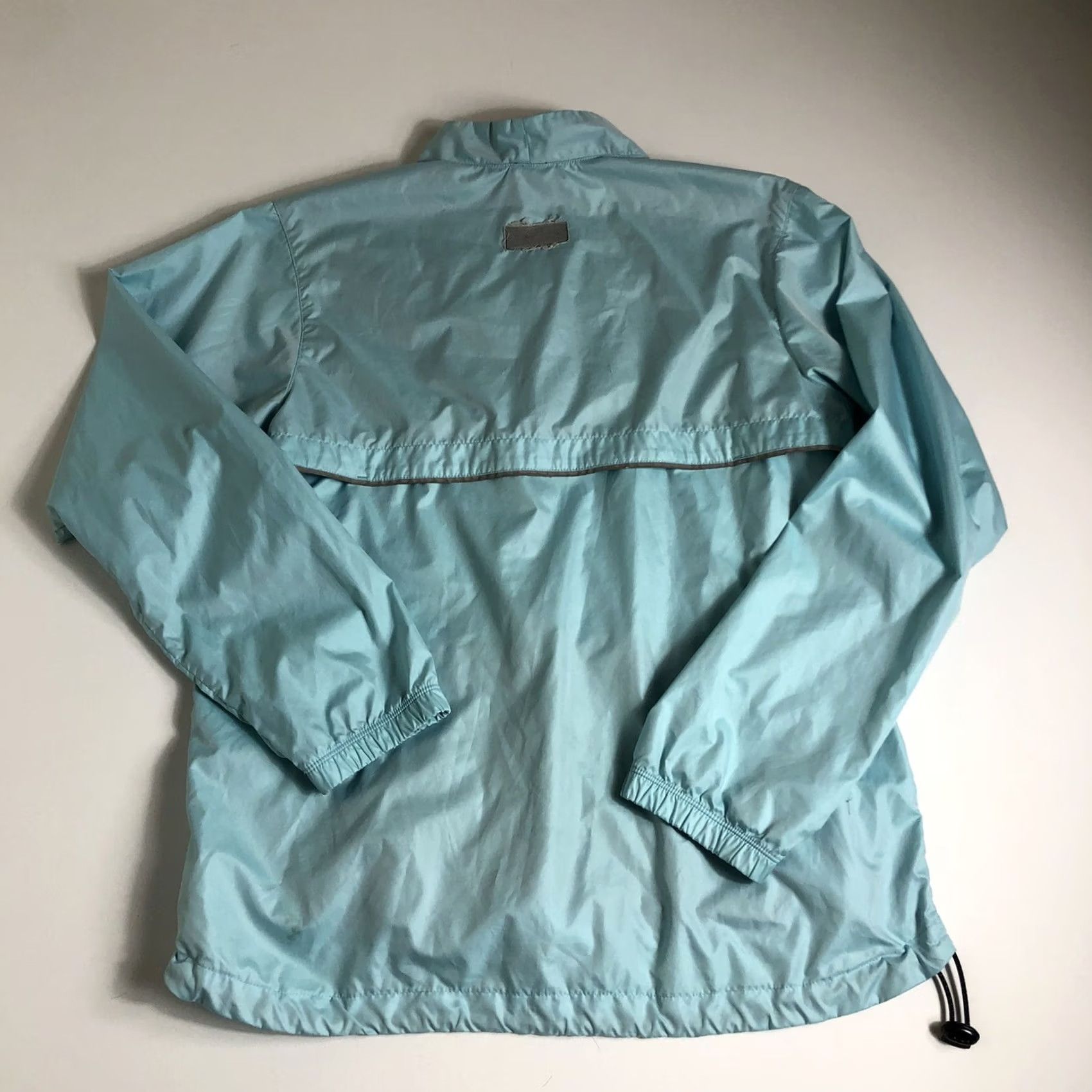 Nike Nike Jacket Womens L Blue Women Size Running Zip Windbreaker I11 Size L / US 10 / IT 46 - 2 Thumbnail