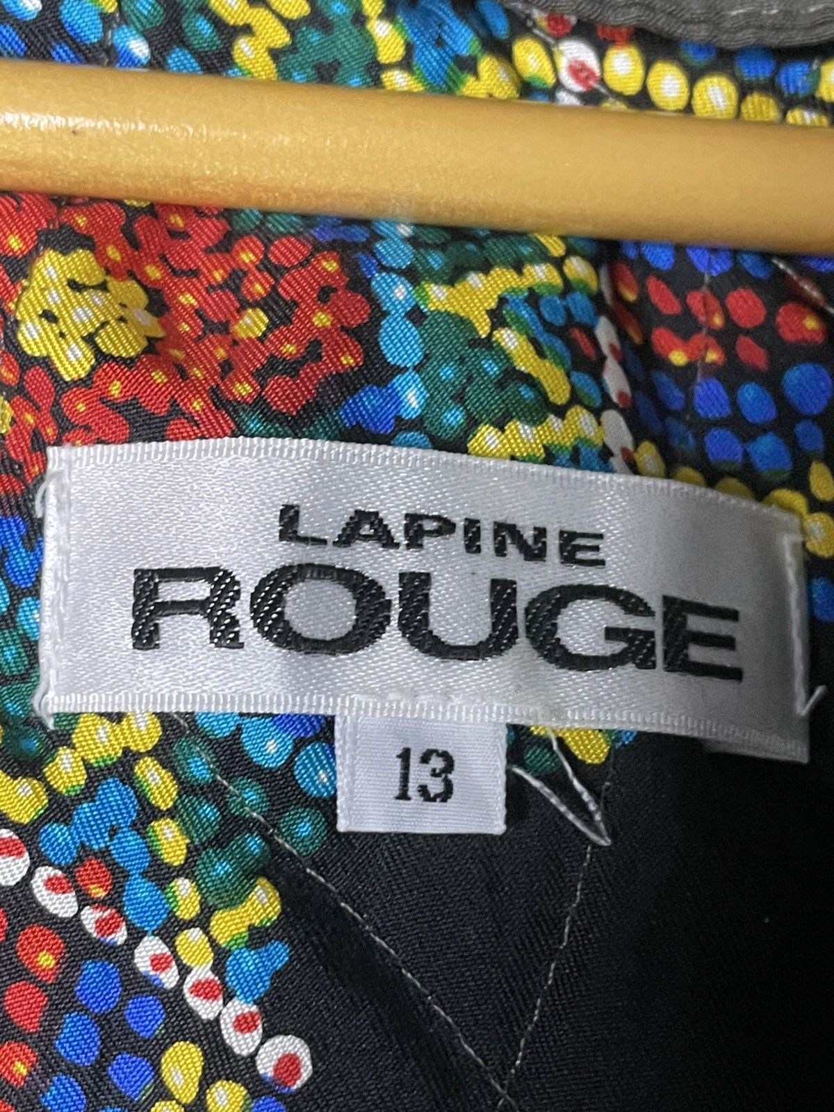 Japanese Brand × Vintage LAPINE ROUGE HIDDEN BUTTON LONG COAT (85) Size US S / EU 44-46 / 1 - 9 Thumbnail