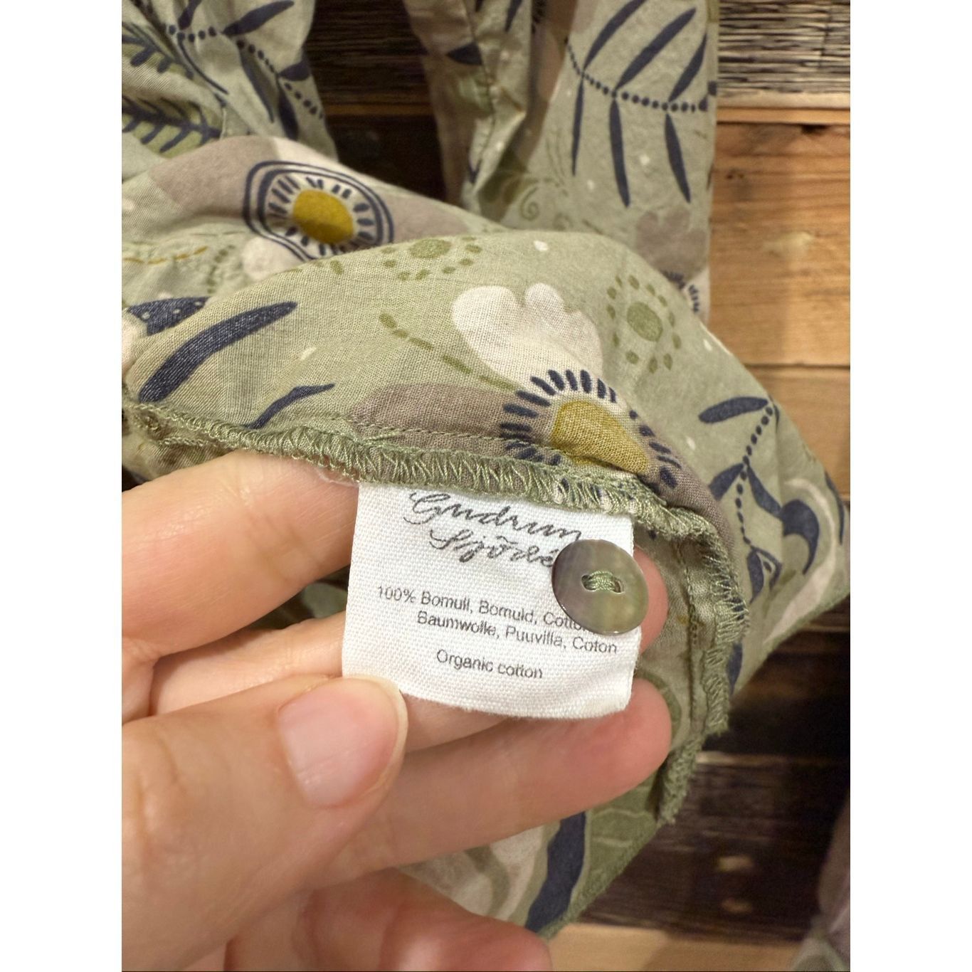 Guru Gudrun Sjoden set Sånglärka green blouse and pants Lagenlook Size S / US 4 / IT 40 - 4 Thumbnail