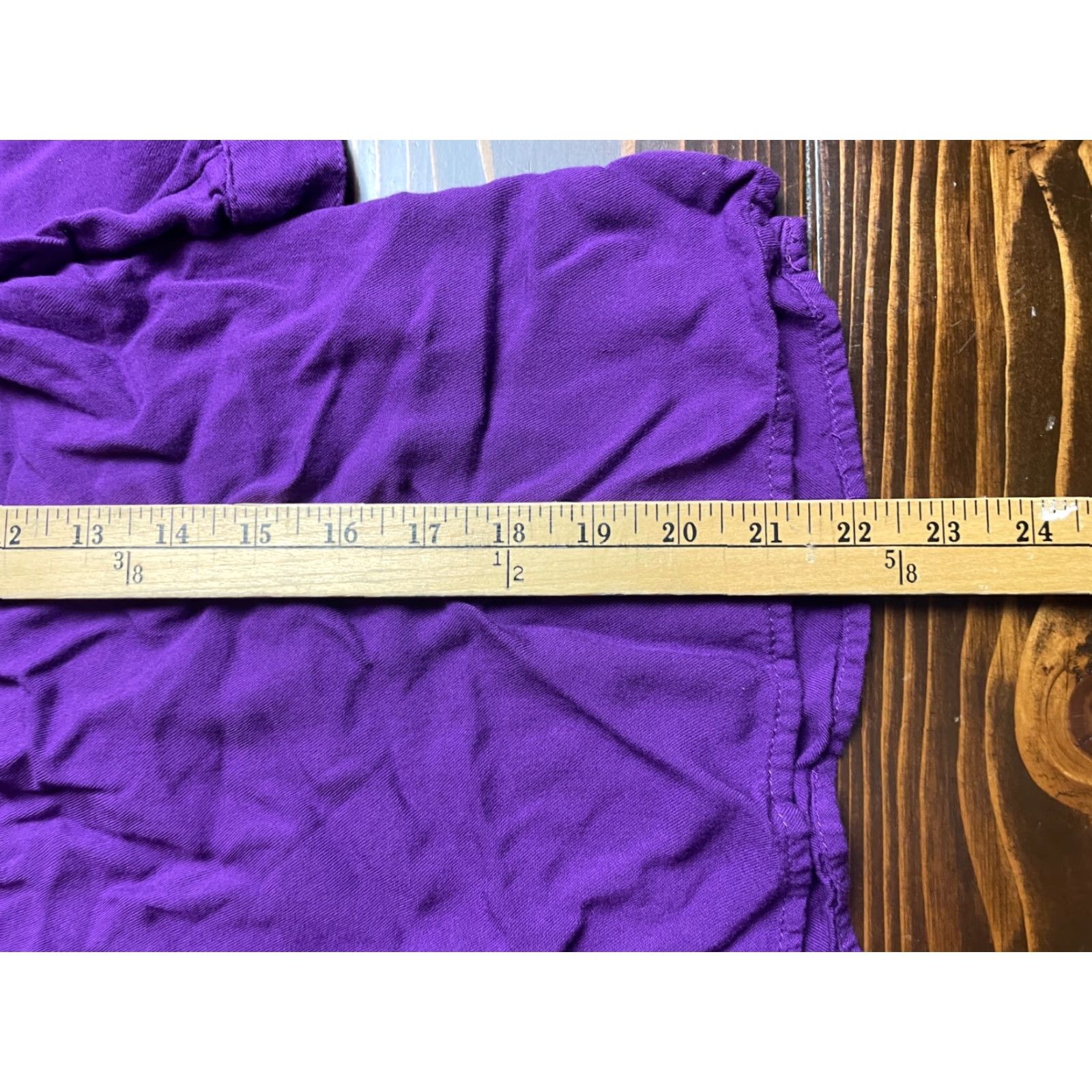 Vintage St.John's Bay Blouse Women's Large Purple ¾ Sleeve Pockets Collared Hanley Blouse Ladies L Purple 3/4 Sleeve Pockets Collared Size L / US 10 / IT 46 - 6 Thumbnail
