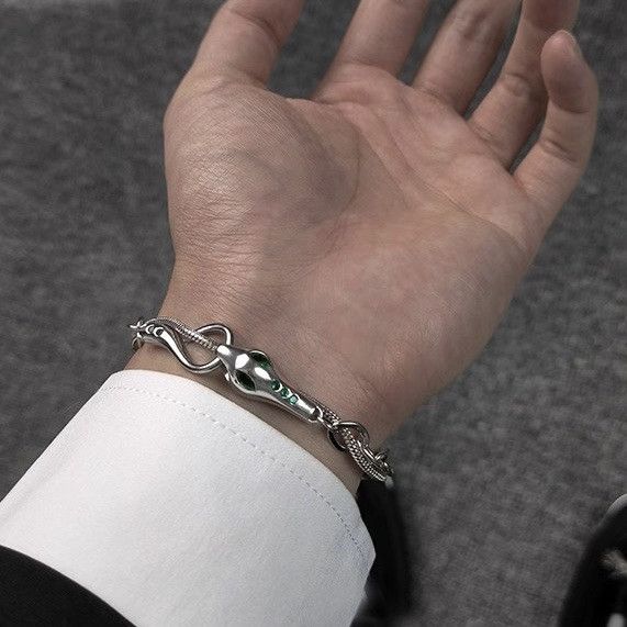 Other Link Chain Snake Bracelet for Men Women Unisex Hip Hop Style Size ONE SIZE - 4 Thumbnail