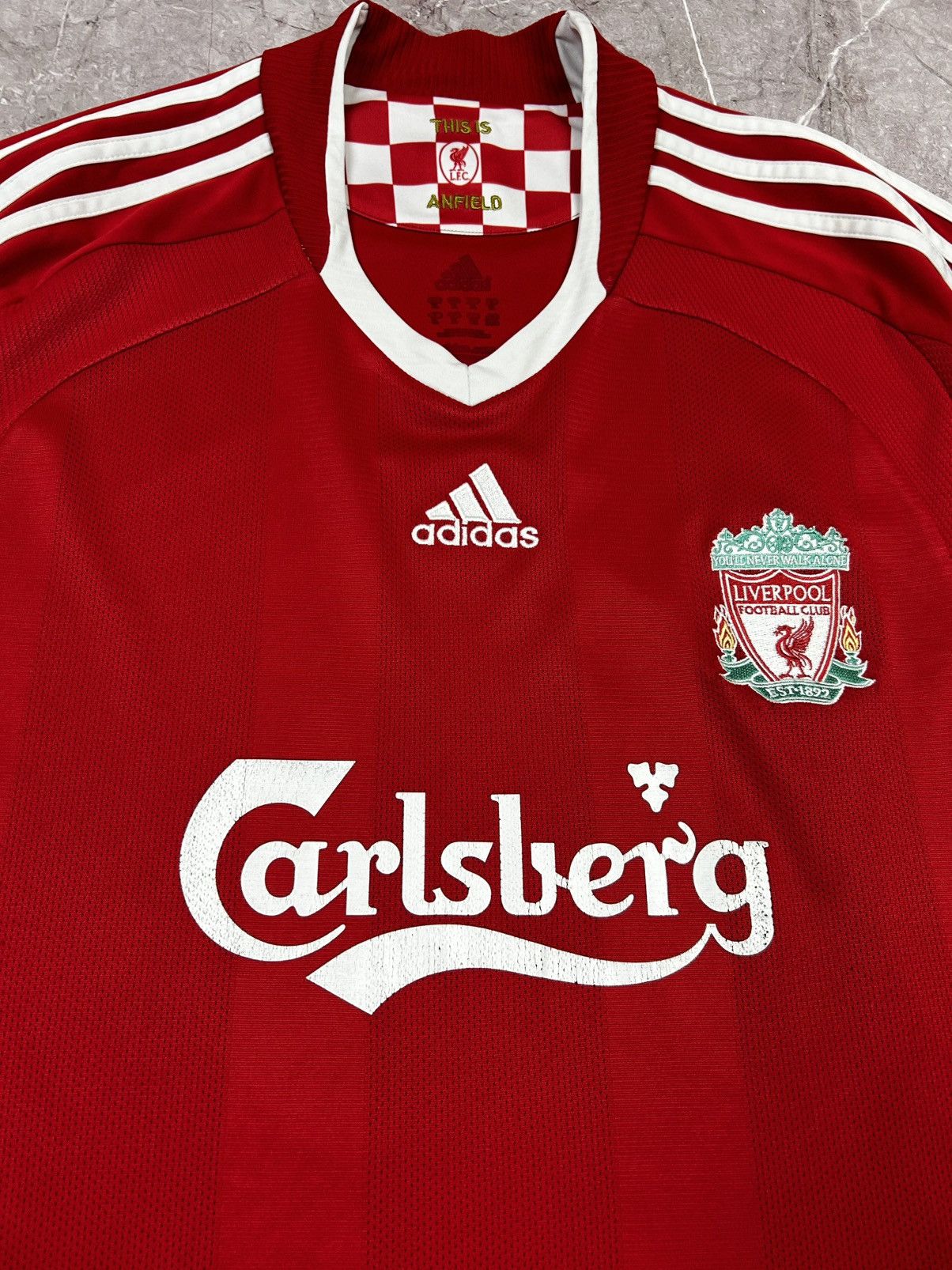 Adidas Liverpool Adidas Hyypia 2006/08 jersey size XL Size US XL / EU 56 / 4 - 3 Thumbnail