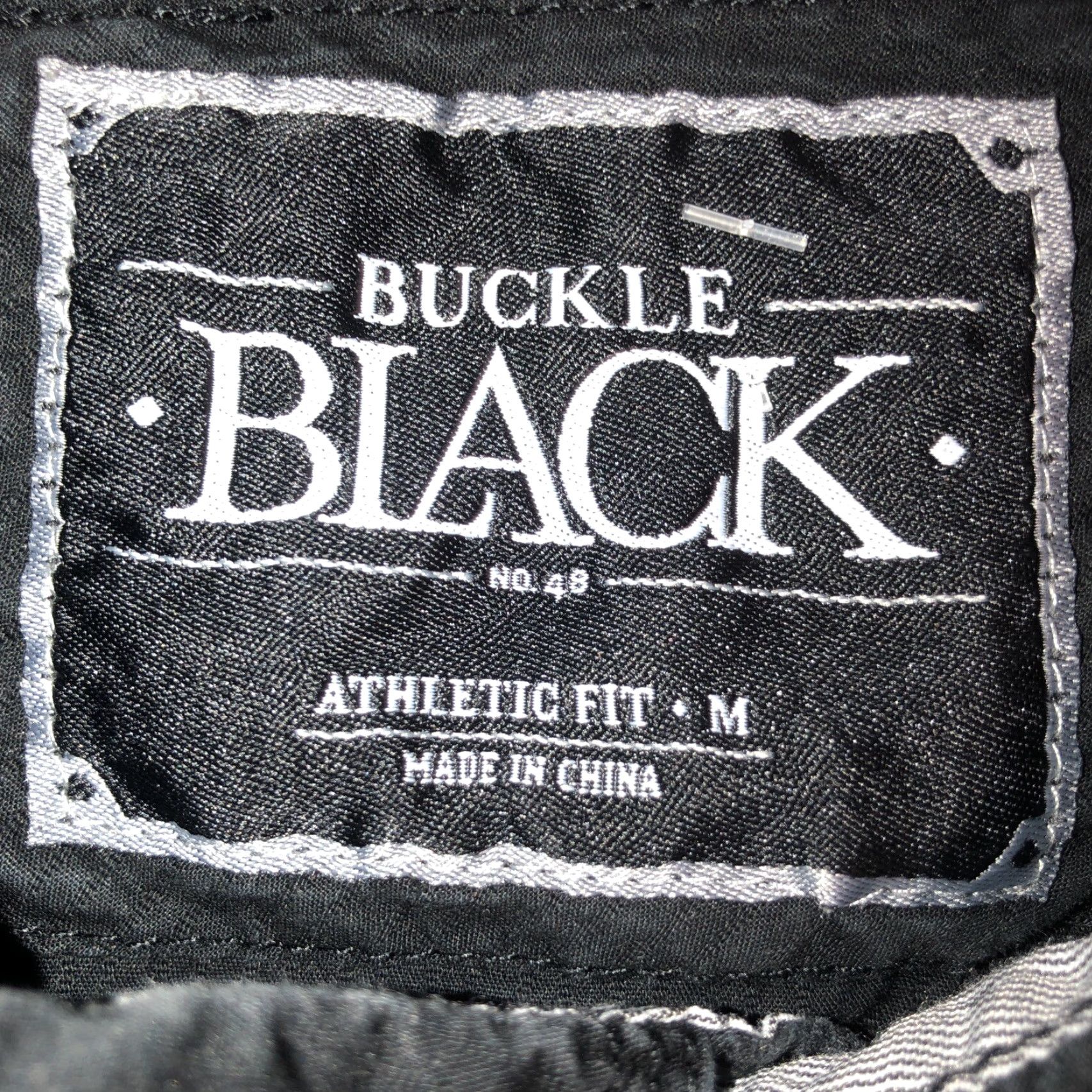 Buckle Black Buckle Black Athletic Fit Mens Shirt M Shirt Black Long Sleeve Button-Up Collared Solid Vintage No Regular Size M Mens Size US M / EU 48-50 / 2 - 5 Thumbnail