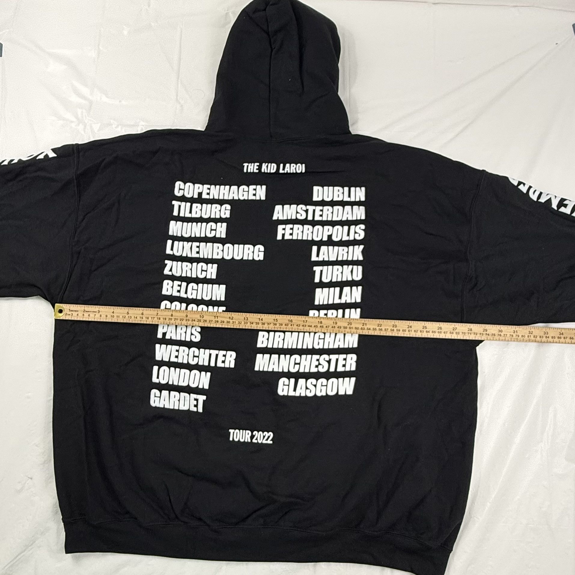 Other The Kid LAROI End of the World Tour 2022 Hoodie Black XXL Size US XXL / EU 58 / 5 - 3 Thumbnail