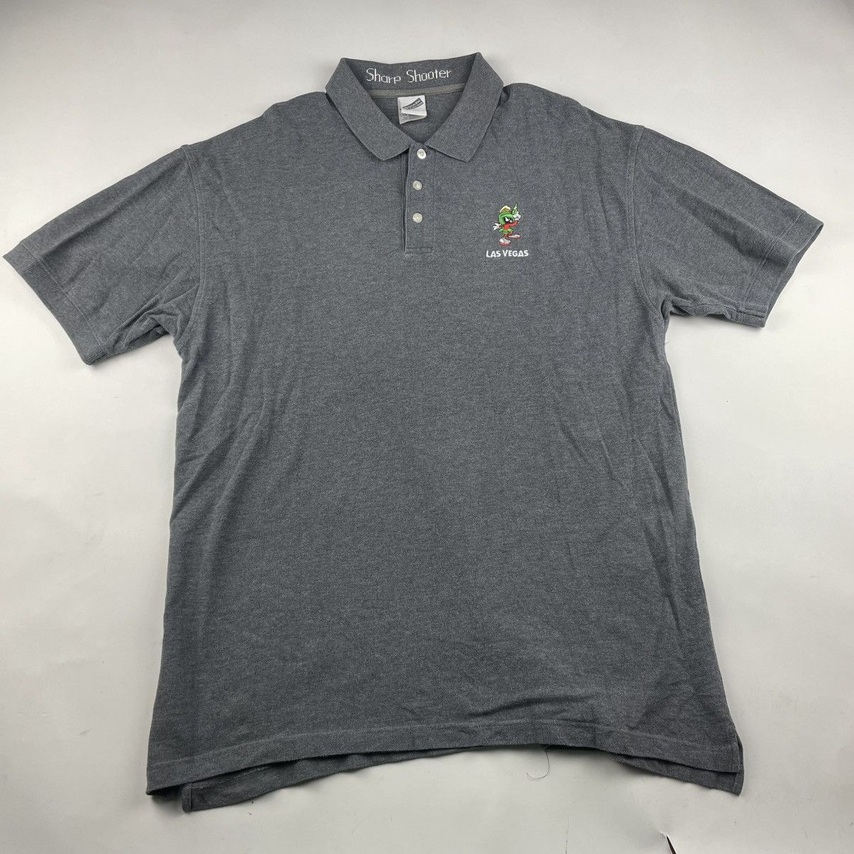 Warner Bros Lot Of 2 VTG Warner Bros Marvin Martian & Taz Polo Shirt XL Size US XL / EU 56 / 4 - 12 Thumbnail