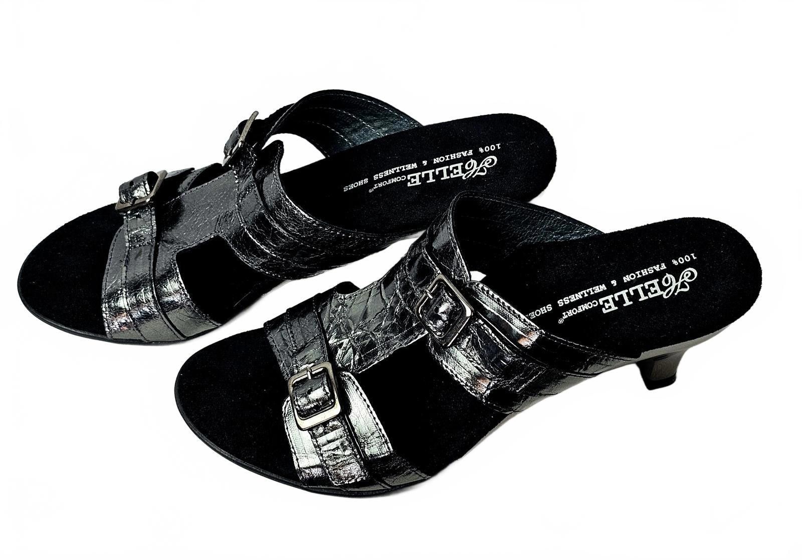 Other Helle Comfort Women's 14004 Anthracite Heels Size 40/9-9.5 Size US 9.5 / IT 39.5 - 3 Thumbnail
