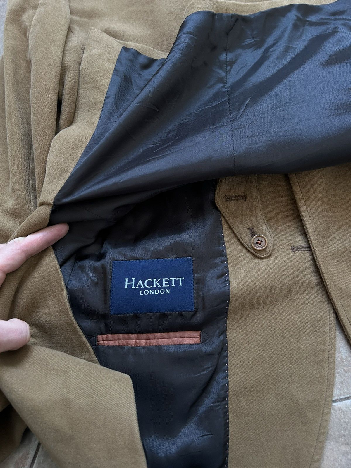 Hackett × Loro Piana Hackett blazer Jacket London size 42/52r Size 42R - 7 Thumbnail