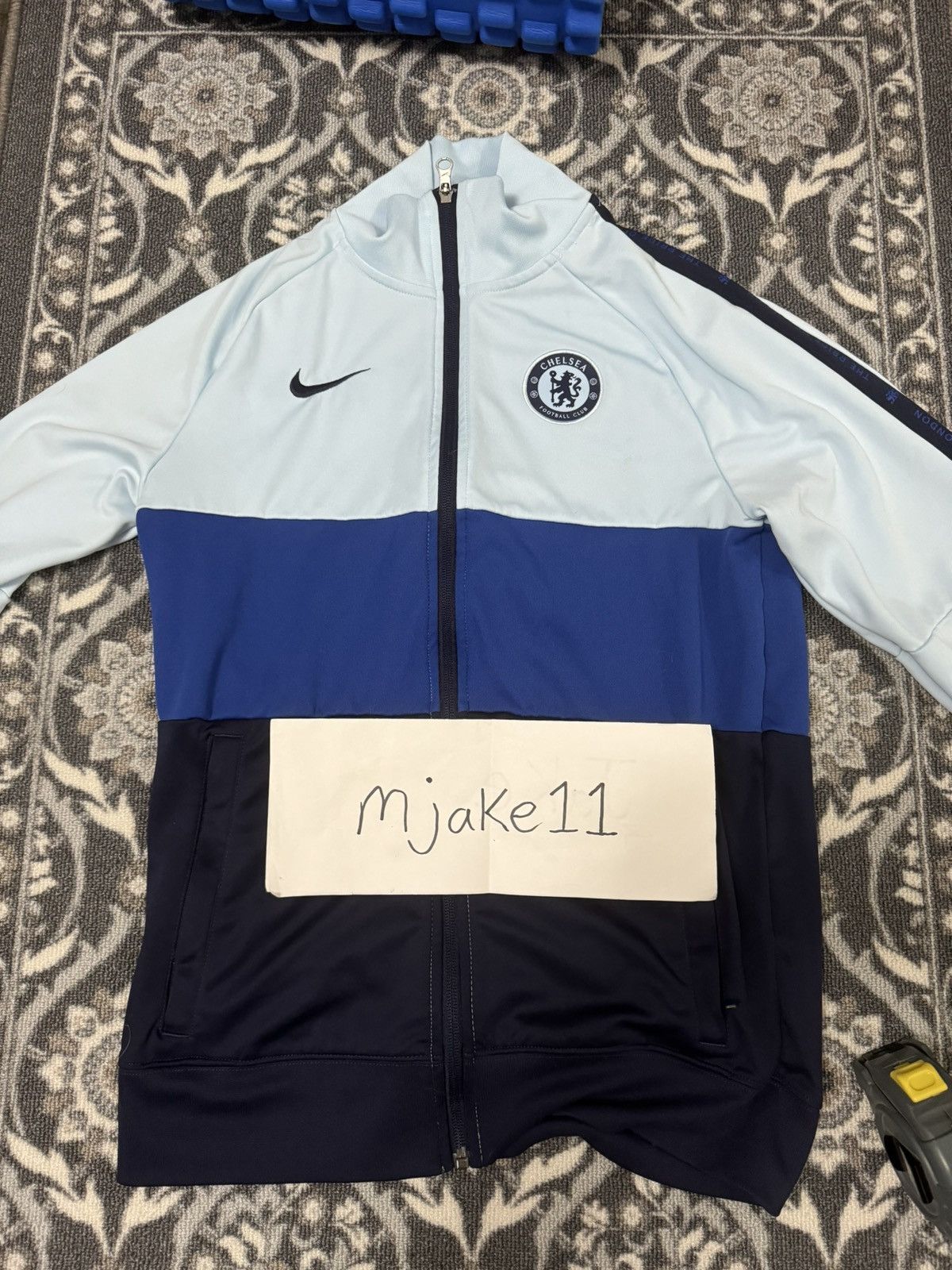 Nike Chelsea Training Top Full Zip Size US S / EU 44-46 / 1 - 2 Thumbnail