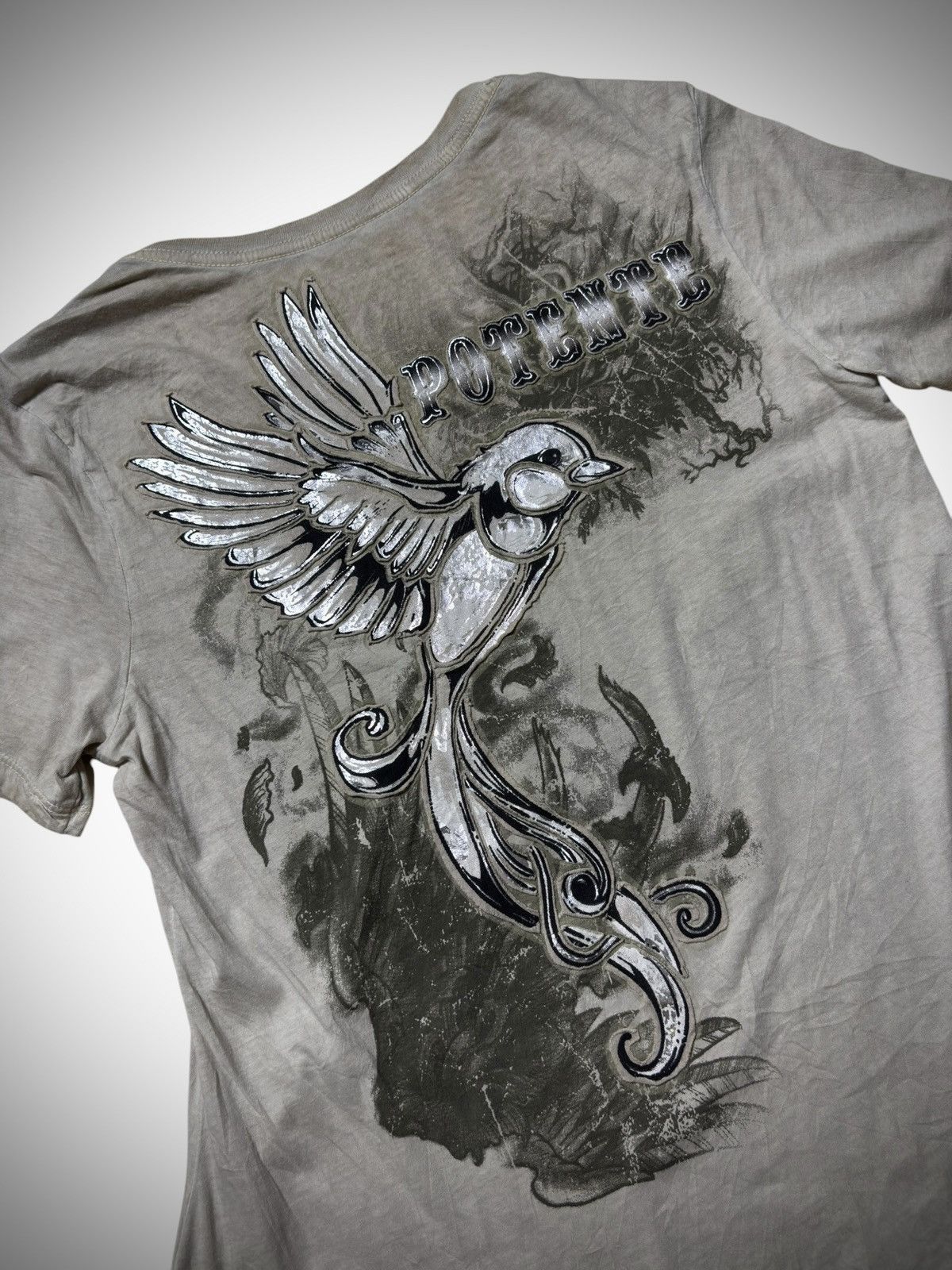 If Six Was Nine 2000’s Prepotente - Asymetrical Punk Grunge T-Shirt Size US M / EU 48-50 / 2 - 5 Thumbnail