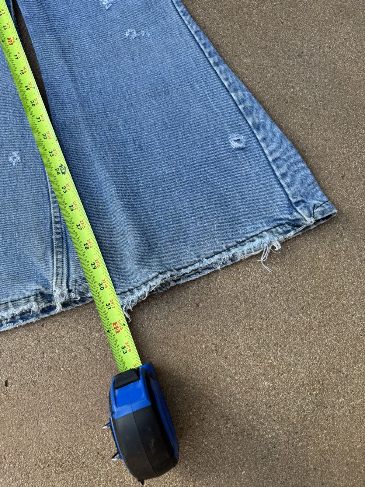 Levi's × Vintage Vtg 70’s Levi’s 684 Orange Tab Bellbottom Faded Jeans 34x31 Size US 34 / EU 50 - 10 Thumbnail