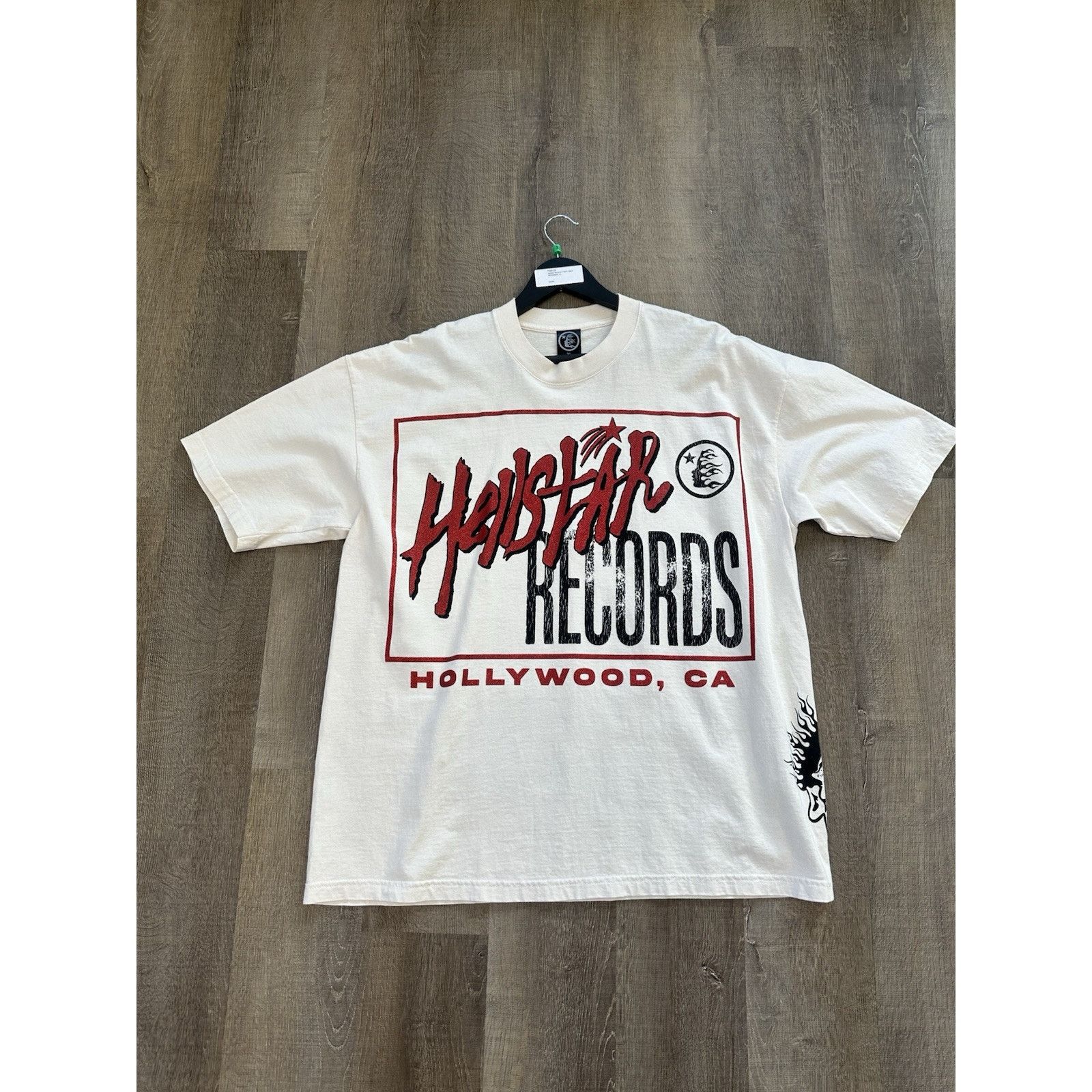 HELLSTAR Hellstar Records T-shirt XL White Size US XL / EU 56 / 4 - 1 Thumbnail