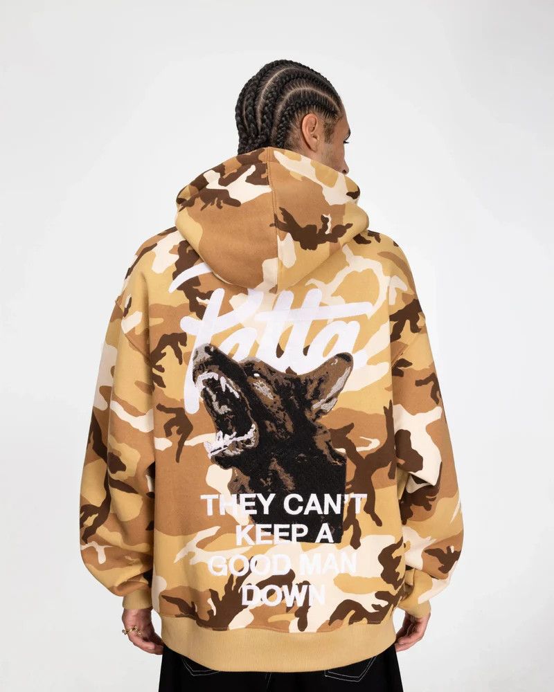 Patta o1mle0426 Patta Bark Woodland Camo Hooded Sweater Size US XS / EU 42 / 0 - 4 Thumbnail