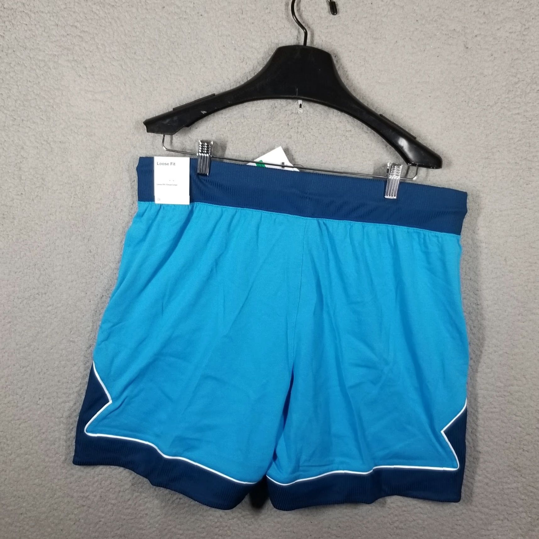 Jordan Brand Air Jordan Nike Women's Diamond Basketball Shorts XL Two Town Blue DZ3352-446 Size 40" / US 18 - 2 Thumbnail