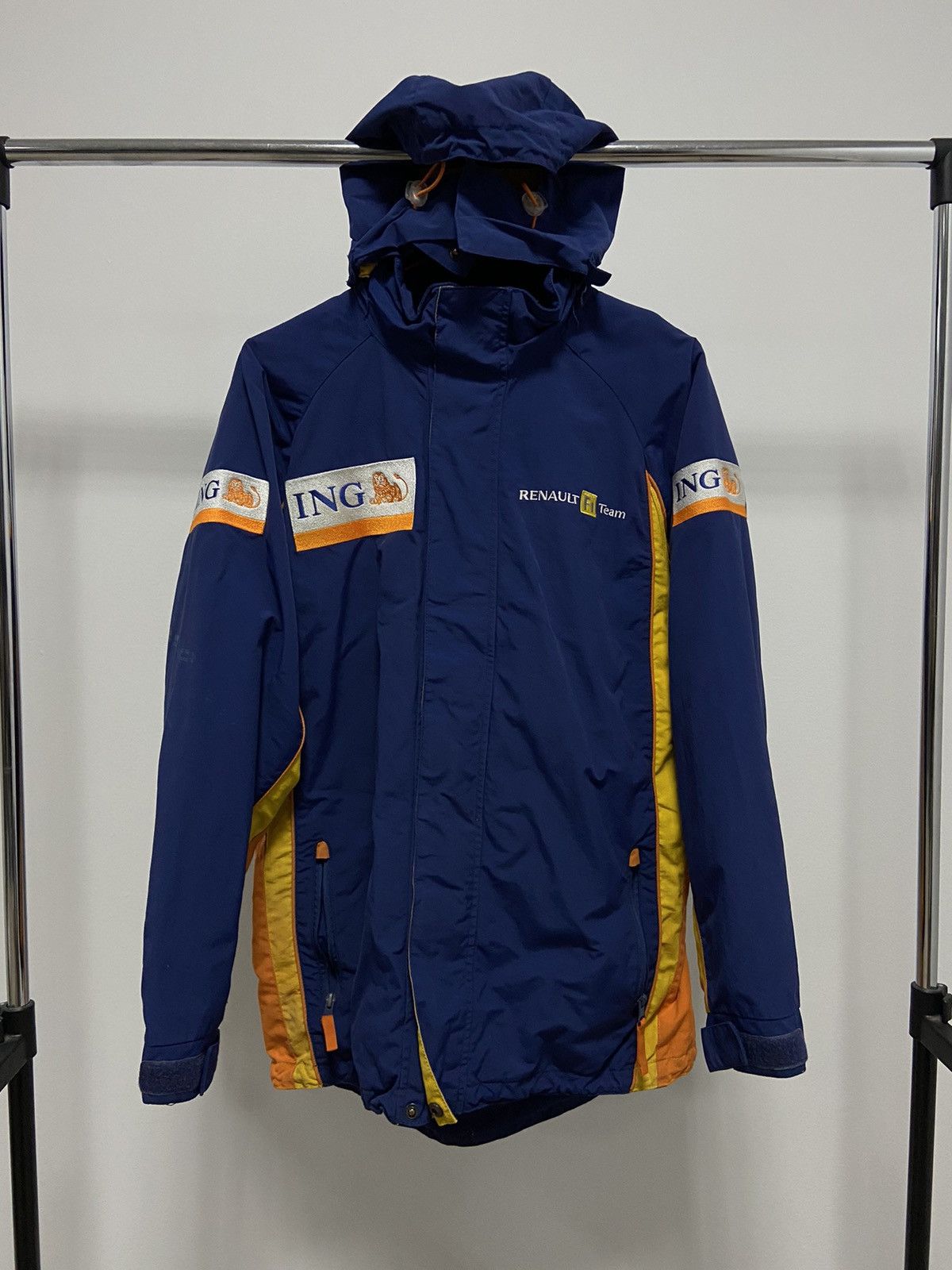 Formula 1 × Vintage Renault F1 Team Racing Jacket Vintage Big Logo Hooded Size US S / EU 44-46 / 1 - 2 Thumbnail