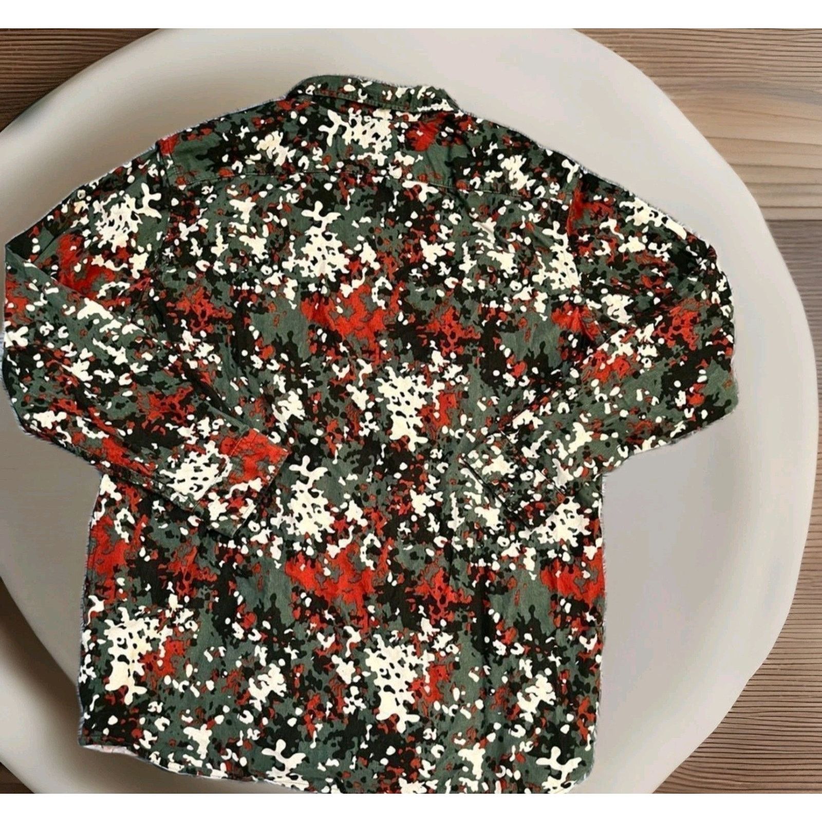 Levi's Levis Button Shirt Camo Corduroy Jackson Worker Pinwale Size US XL / EU 56 / 4 - 5 Thumbnail