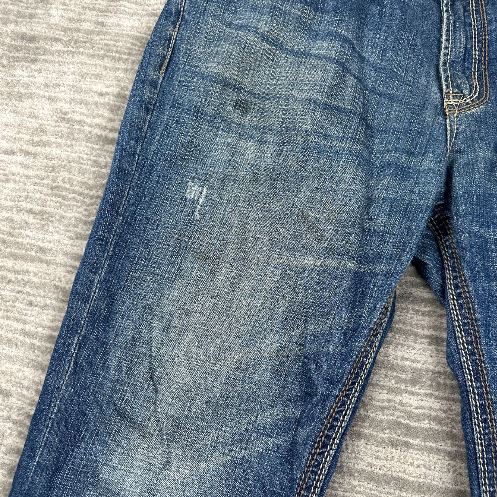 Vintage Seven7 Jeans Mens 36x30 Blue Denim Pants Straight Casual Cotton Pockets Adult Size US 36 / EU 52 - 4 Thumbnail
