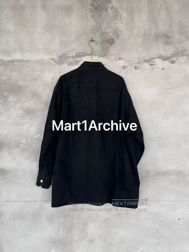 Raf Simons Raf Simons Black Portrait Leather Branding Loose Fit Jacke Size US S / EU 44-46 / 1 - 2 Thumbnail