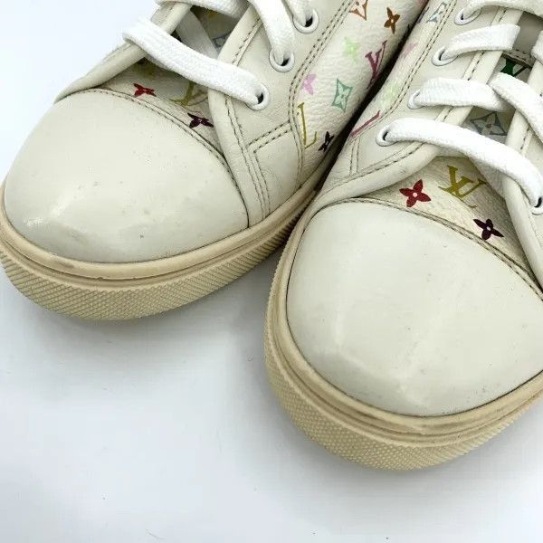 Louis Vuitton Louis Vuitton Stylish Low-Top Sneakers in White -2508 Size US 5.5 / EU 38 - 8 Thumbnail