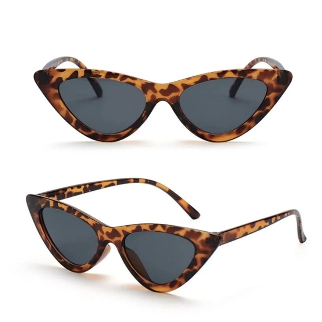 Betsey Johnson × Vintage Cateye Sunglasses Cheetah Print Size ONE SIZE - 3 Thumbnail