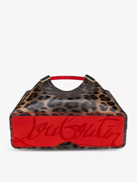 Christian Louboutin o1s1wg110125 Size:OS/Small Leather Tote Bag in Leopard Size ONE SIZE - 5 Thumbnail