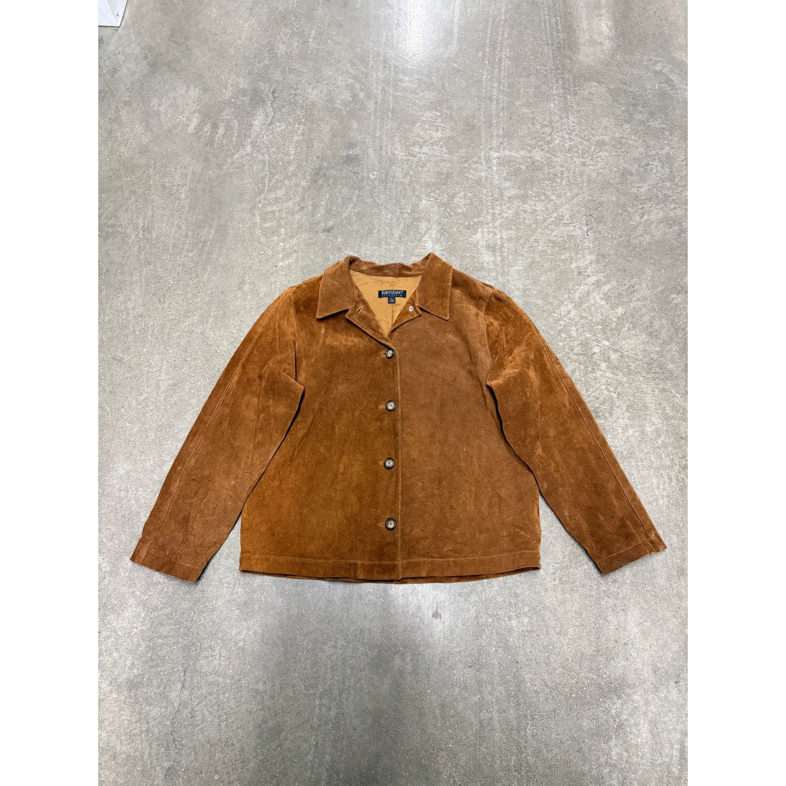 Vintage Y2K 90's Suede Button Up Jacket