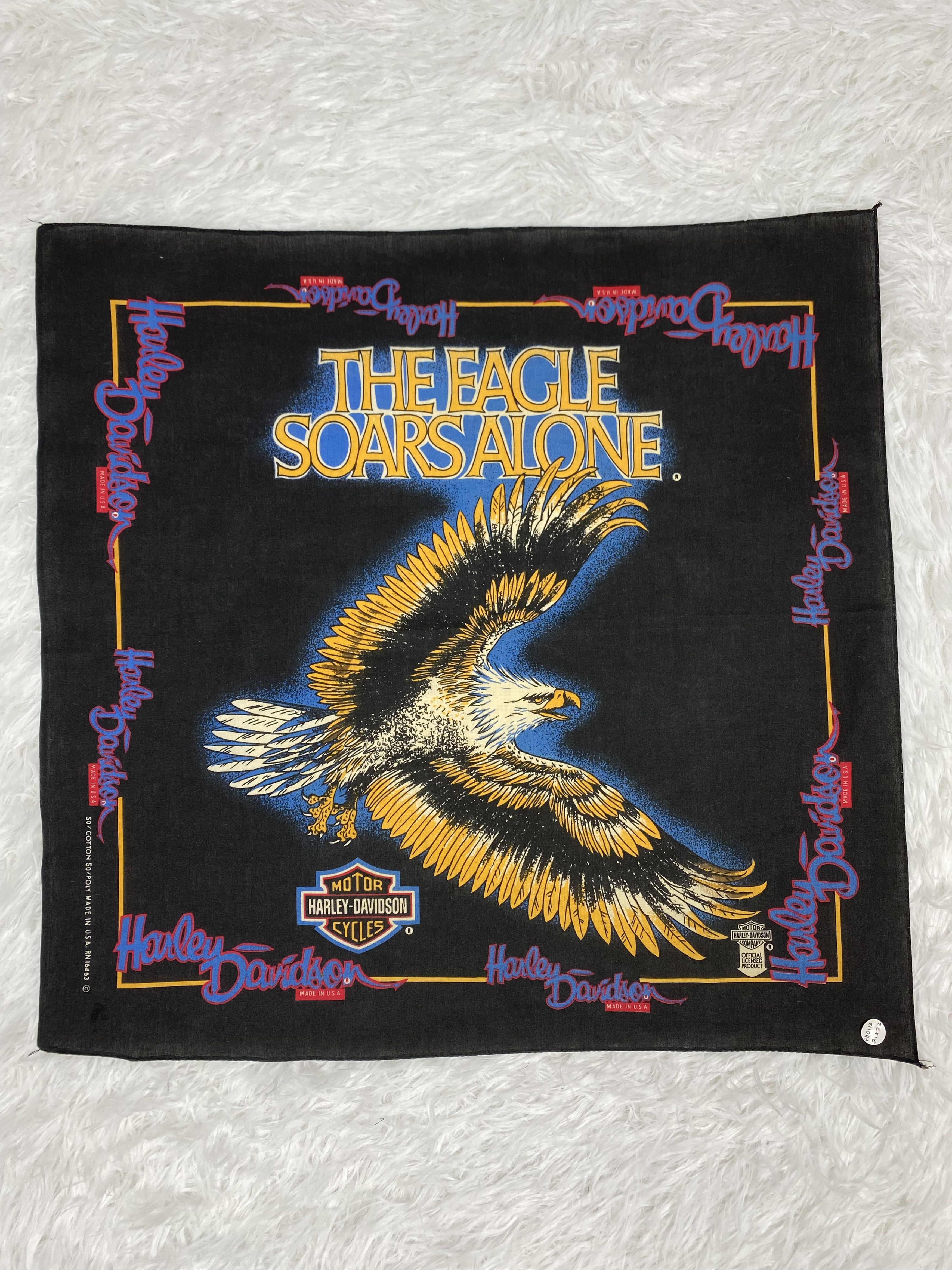 Harley Davidson Vintage Harley-Davidson Handkerchief PH0112 Size ONE SIZE - 5 Thumbnail