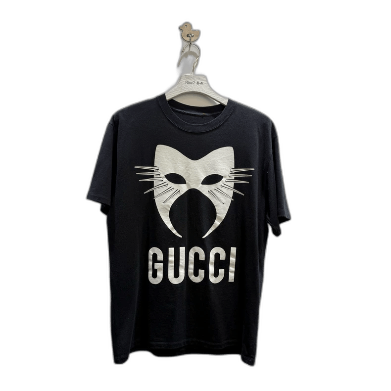 Gucci Gucci Mask Logo Short Sleeve T-Shirt Size US M / EU 48-50 / 2 - 1 Thumbnail