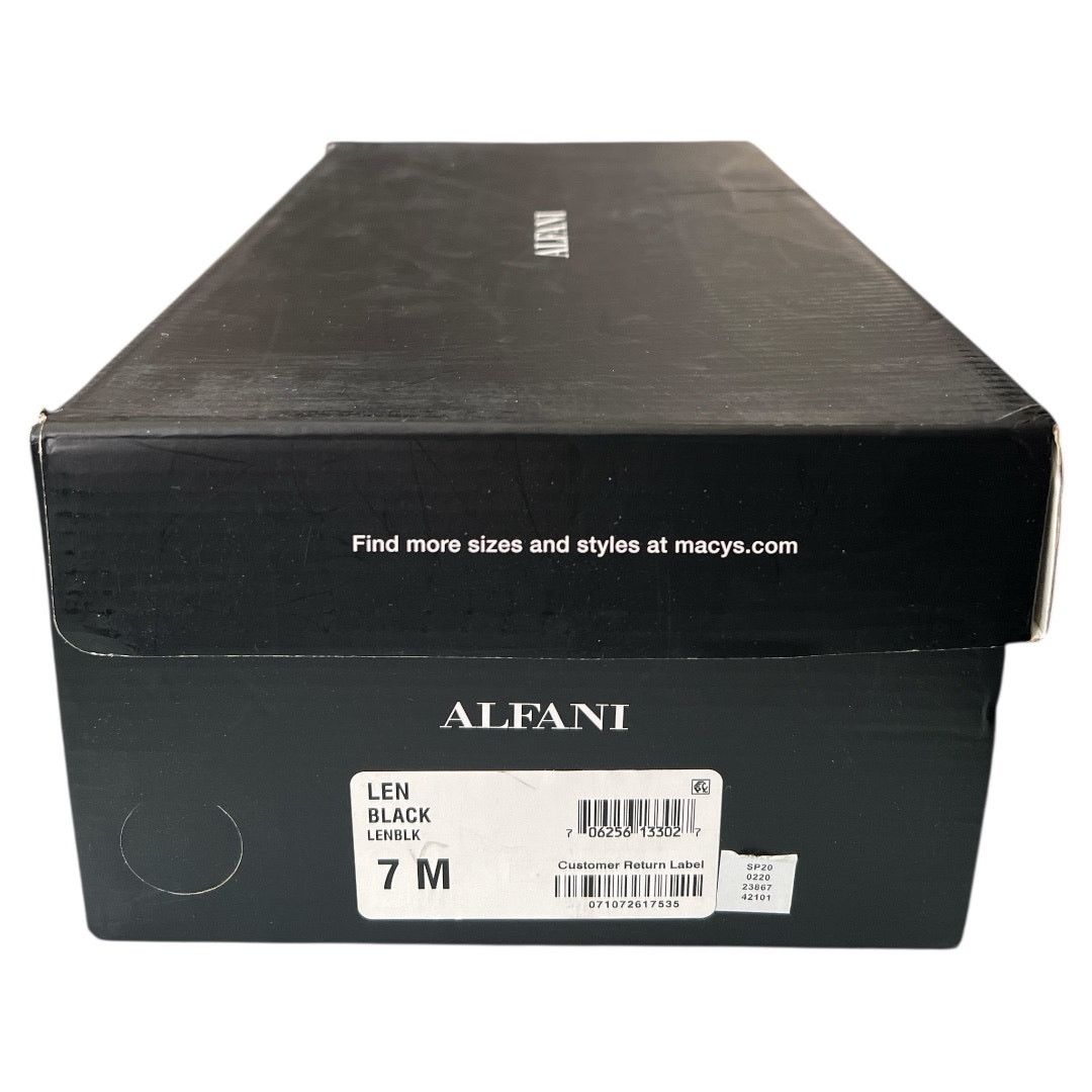Alfani Alfani Black Driver Bit Moc-Toe Len Toe Loafers Shoes, 7M Size US 7 / EU 40 - 8 Thumbnail