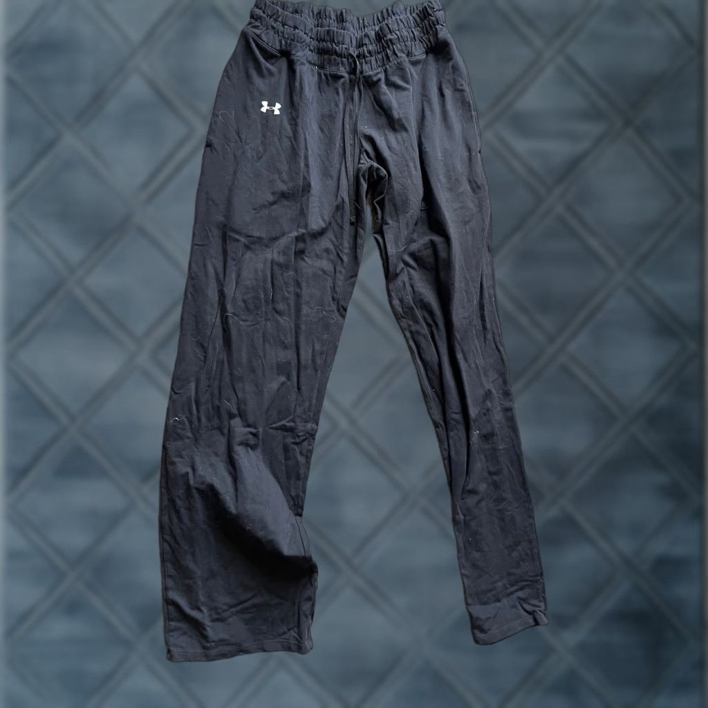 Under Armour Under Armour Jogger Pants Mens Small Black Casual Loose Fit All Season Size US 29 - 1 Thumbnail